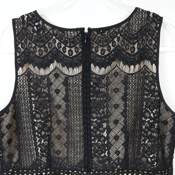 Chico's Black Lace Sleeveless Shift Dress - Picture 5 of 8